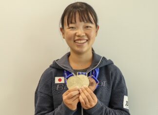 専大3年鈴木さん 3つのメダルを獲得